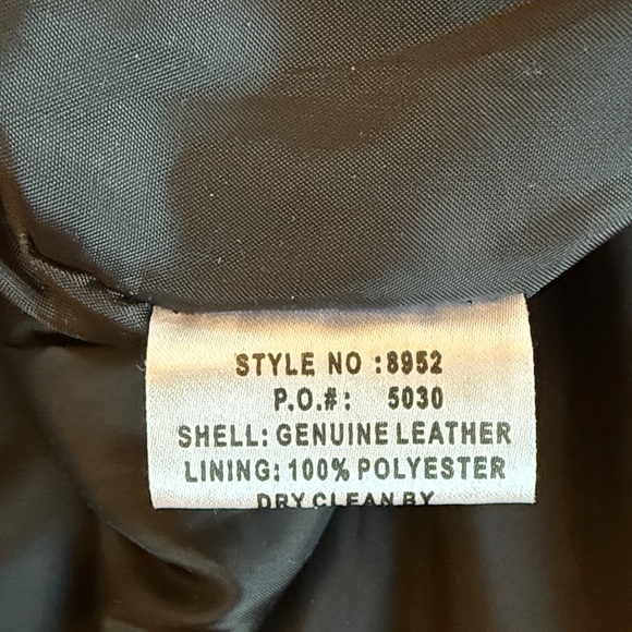 Vintage Margaret Godfrey Black Suede Ruffle Front Coat 6 - Picture 11 of 11